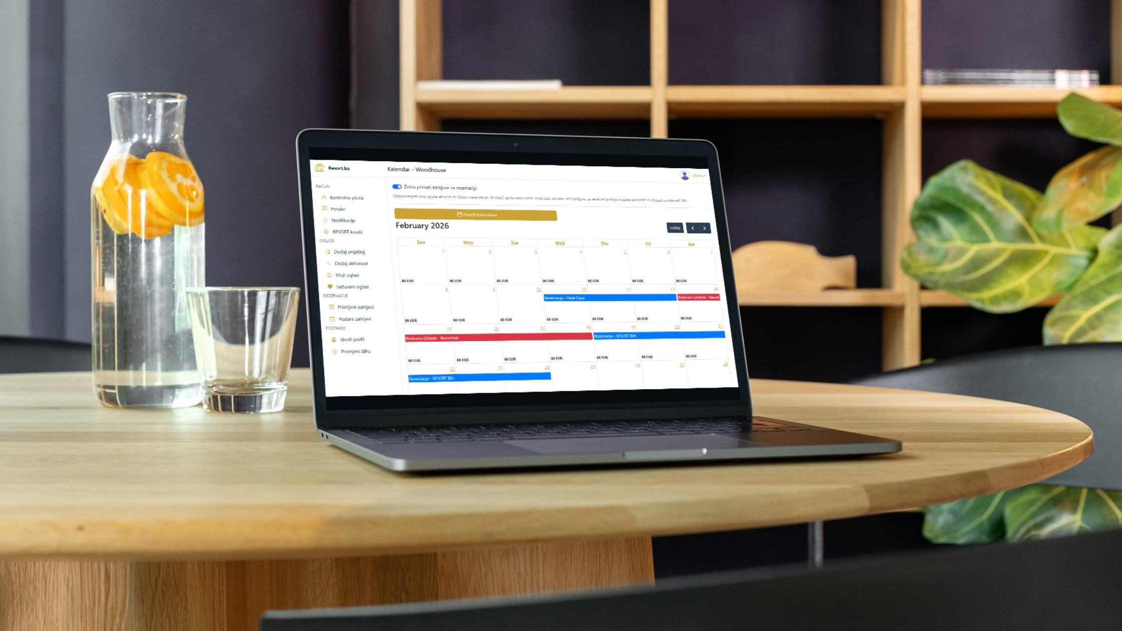 Rezervacije i kalendar